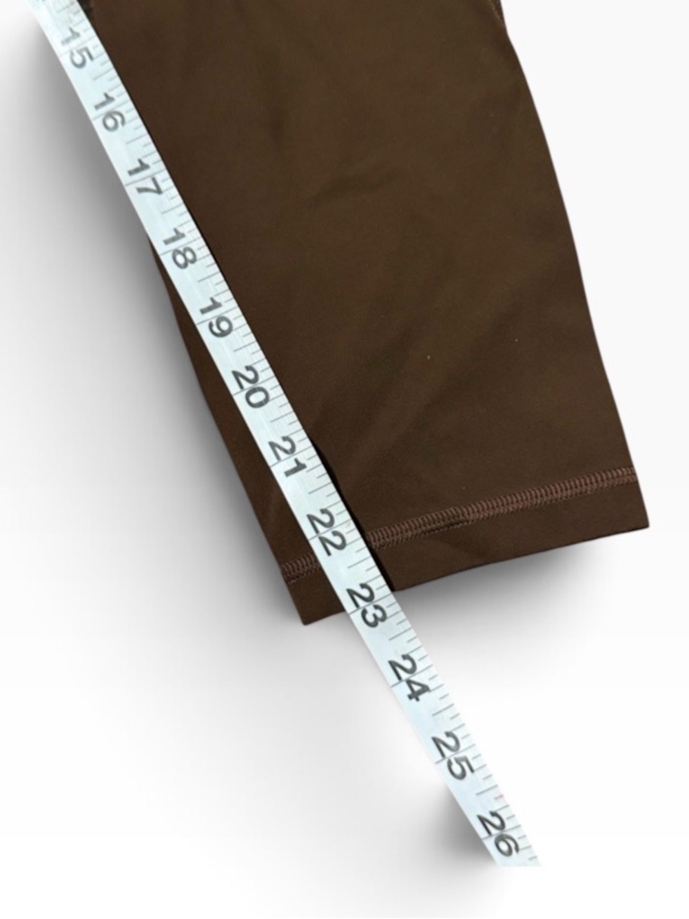 Lululemon- chocolate brown leggings w/pocket - Picture 4 of 6
